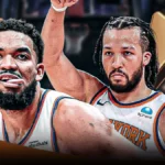 Jalen Brunson and Karl-Anthony Towns